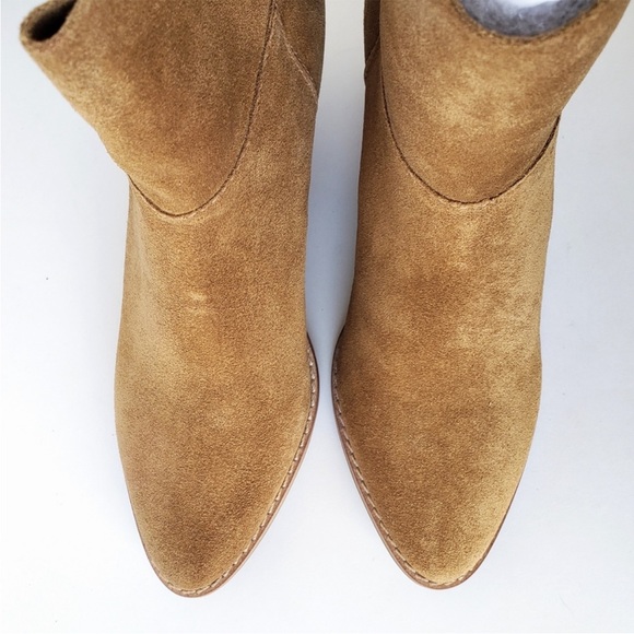 Free People Matisse Soho Tan Fawn Suede East Western Ankle Boots Size 6 New - Picture 9 of 11